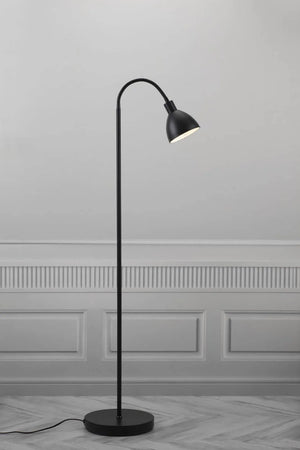 Nordlux zwart staande lamp 155cm E14 fitting ray metaal