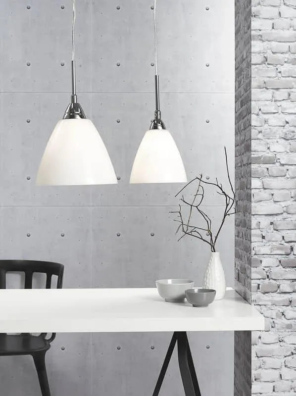 Nordlux read 20 hanglamp wit glas E27 fitting 200mm