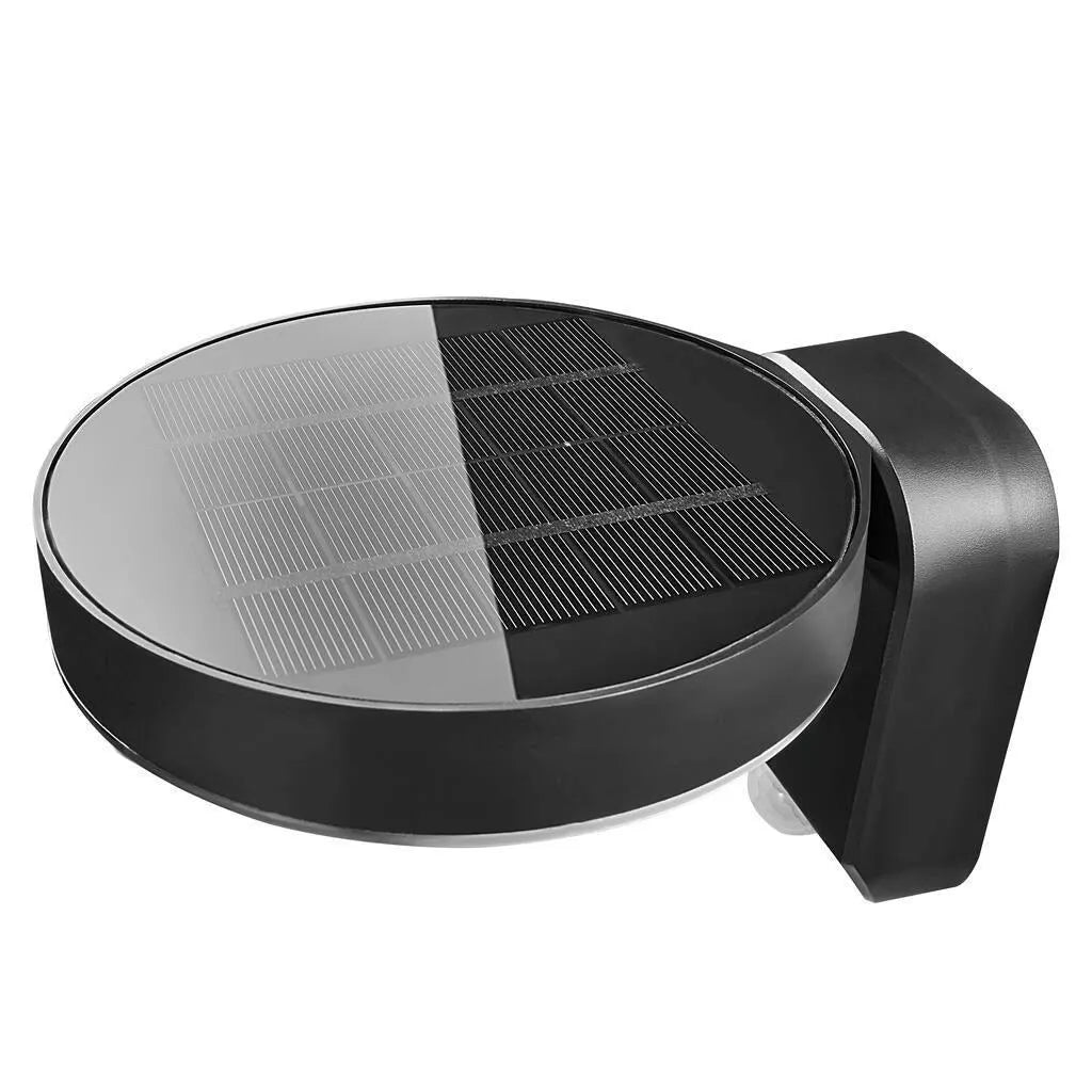 Buitenlamp op zonne energie zwart sensor modern