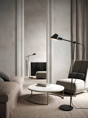 Moderne vloerlamp met schakelaar metaal, Nordlux staande lamp E27 fitting 