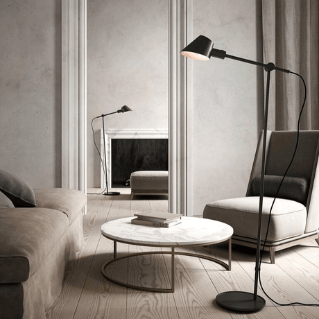 Leeslamp staand led 'Stay' DFTP lamp modern E27 fitting 135cm - FOIR