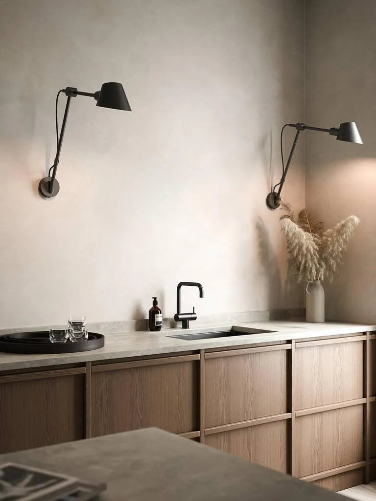 Moderne verstelbare wandlamp metaal Nordlux Stay long