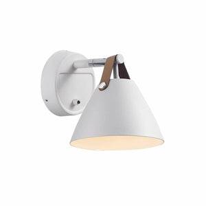 Nordlux slaapkamer lamp wit gu10 leer strap