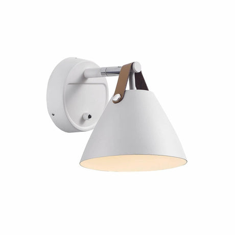 Nordlux slaapkamer lamp wit gu10 leer strap