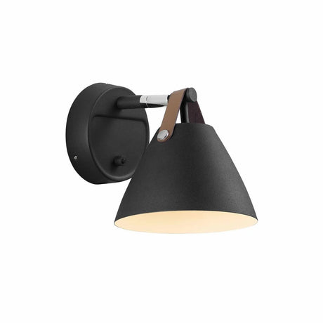 Bedlampje zwart nordlux strap 15 gu10 slaapkamerlamp