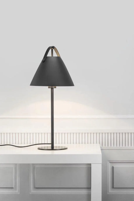 Nordlux strap zwart tafellamp modern E27 
