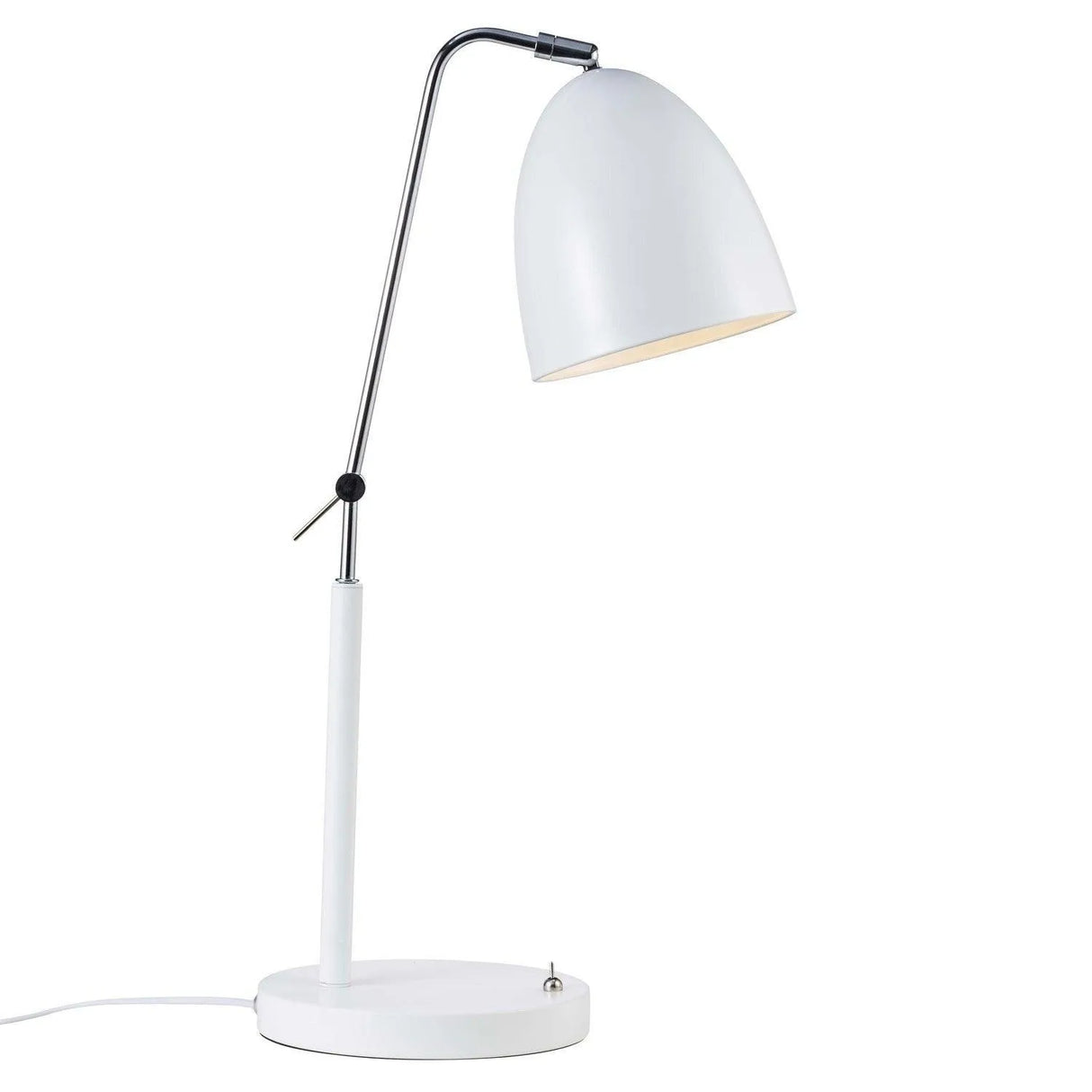 Witte bureaulamp E27 fitting modern 540mm Nordlux alexander