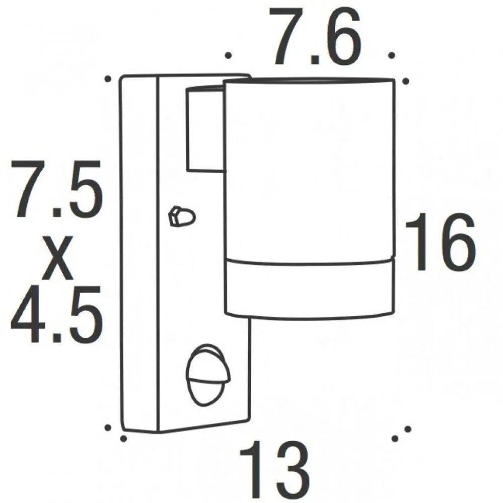 Nordlux tin maxi buitenlamp zwart modern