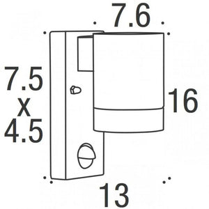 Nordlux tin maxi buitenlamp zwart modern