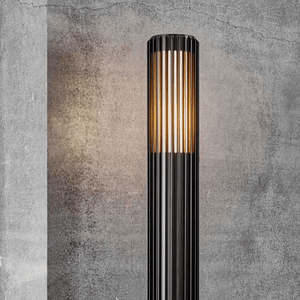 Buitenlamp staande lamp 'Aludra 95' Nordlux modern E27 fitting zwart 95 cm - FOIR