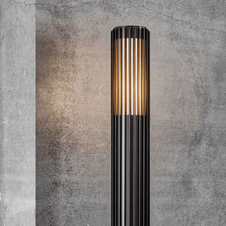 Buitenlamp staande lamp 'Aludra 95' Nordlux modern E27 fitting zwart 95 cm - FOIR