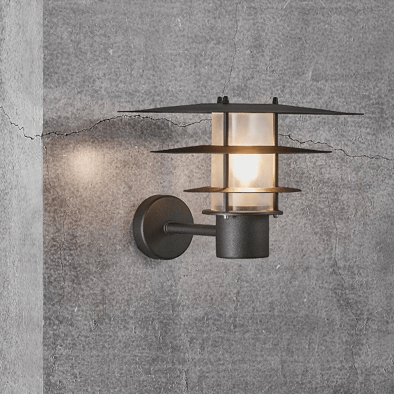 Zwarte wandlamp met E27 fitting Nordlux Bastia 35 - FOIR