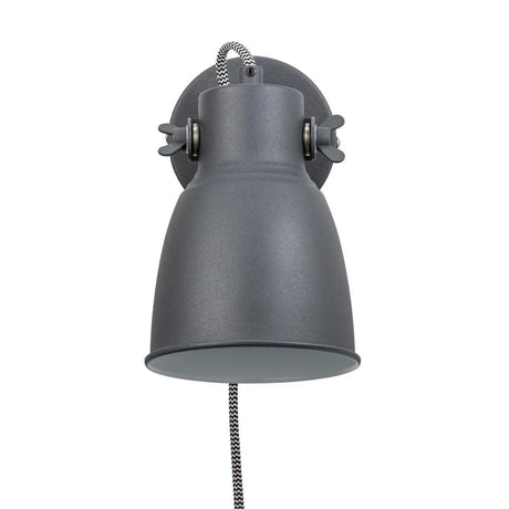 Wandlamp antraciet met schakelaar en E27 fitting - Nordlux Adrian leeslamp - FOIR