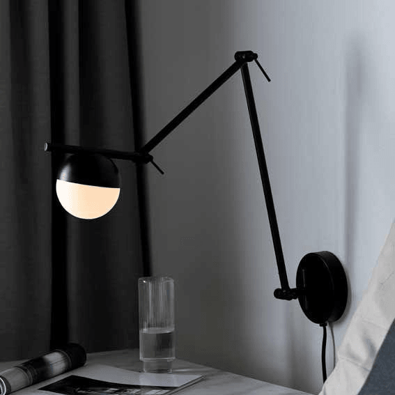 Wand of plafondlamp zwart 'Contina' Nordlux G9 fitting modern verstelbaar - FOIR