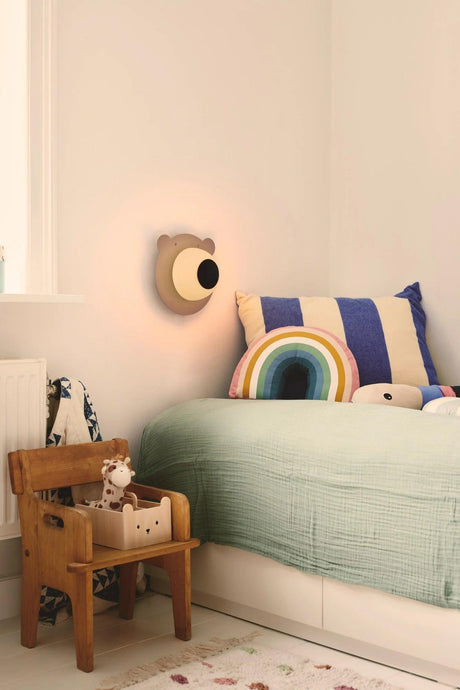 Nordlux Bruna Bear Wandlamp E14 fitting kinderkamer - FOIR