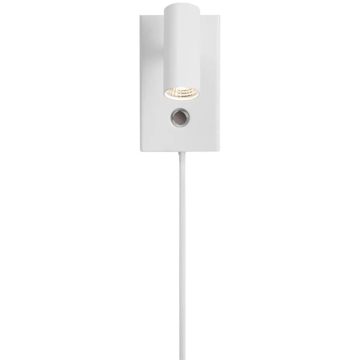 Wandlamp leeslamp wit verstelbaar 'Omari' moodmaker met schakelaar stekker - FOIR