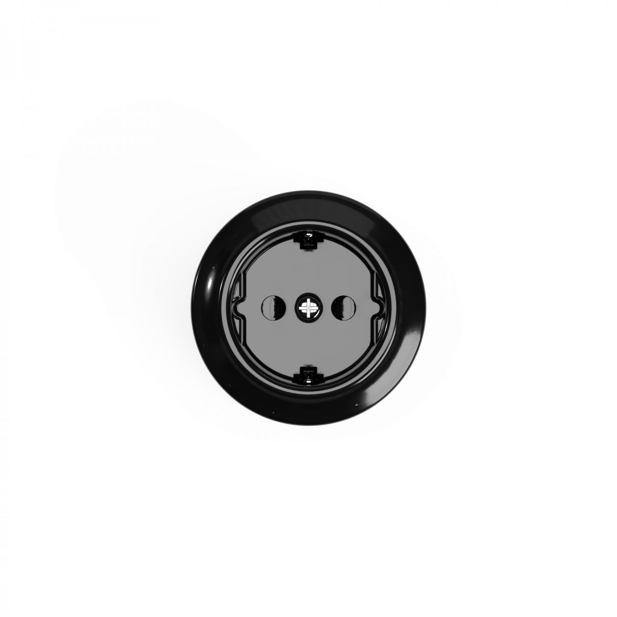 Porselein stopcontact EU geaard rond