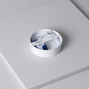 Opbouwspot wit rond led warm wit 3000k