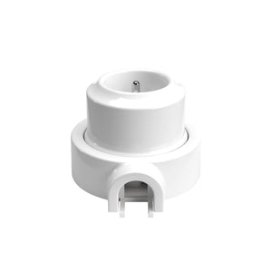 Porselein stopcontact opbouw rond voor 20mm buis