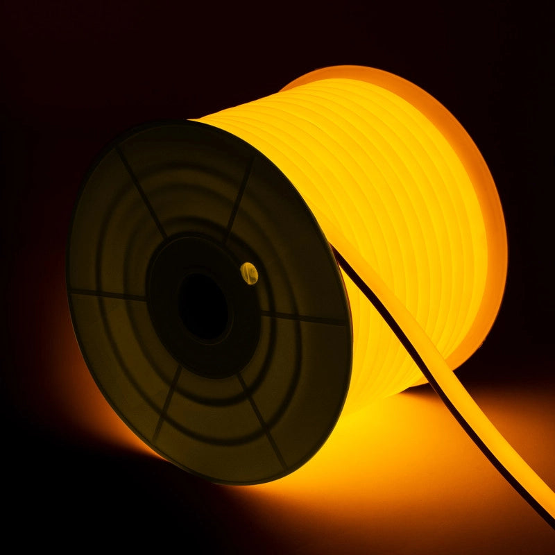 Neon half rond led Oranje 1 - 50 meter