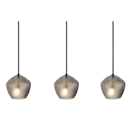2100575 5704924001543 2010693047 e14 fittingen glazen kappen art deco design hanglampen set van 3 voor boven de eettafel 