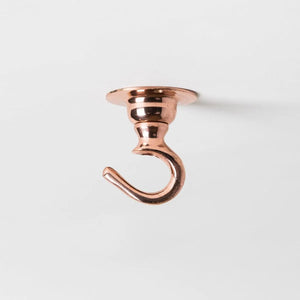 Haak lamp ophangen messing modern 