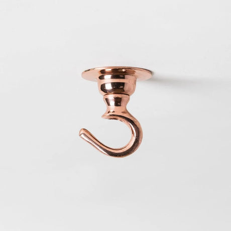 Haak lamp ophangen messing modern 