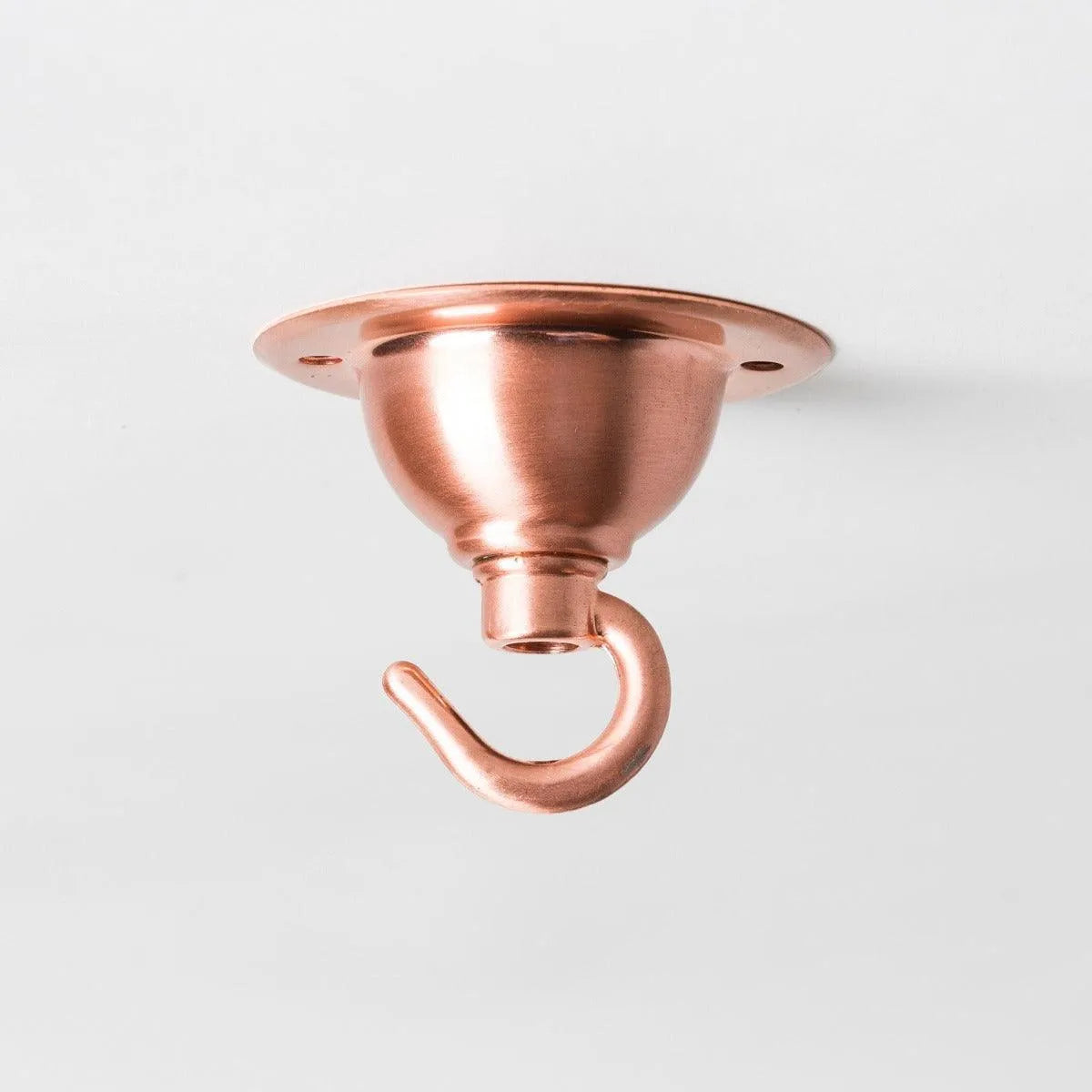 Plafondhaak koper rond led lamp design
