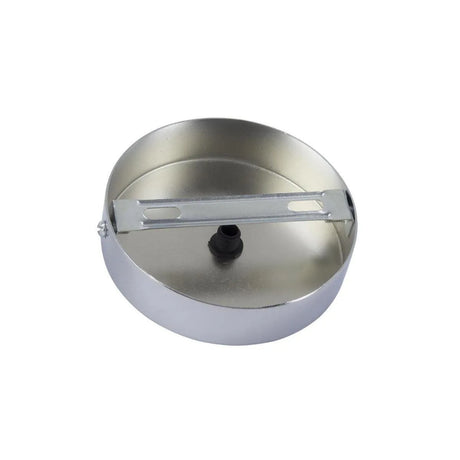 Plafondkap chrome metaal 1 uitgang rond 100mm - FOIR