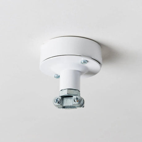 Plafondkap wit met klem rond 65mm