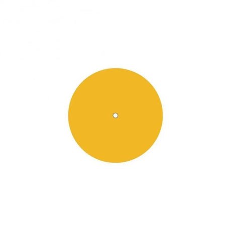 Ronde plafondkap mosterdgeel minimalistisch 200mm 1 uitgang - FOIR