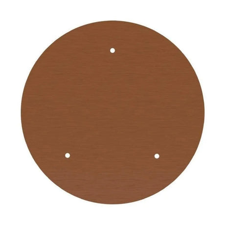 Grote plafondkap satijn koper 3 uitgangen 40 cm - FOIR
