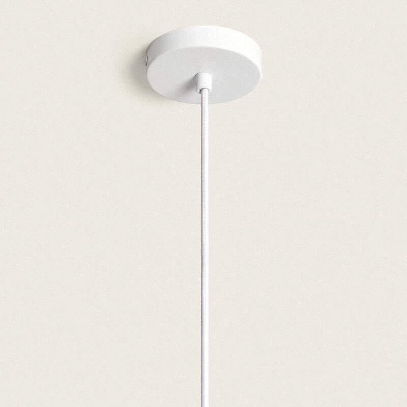 Hanglamp Rotan Kettle e27 30 cm gevlochten