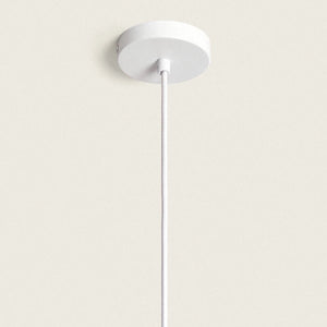 Hanglamp Rotan Kettle e27 30 cm gevlochten