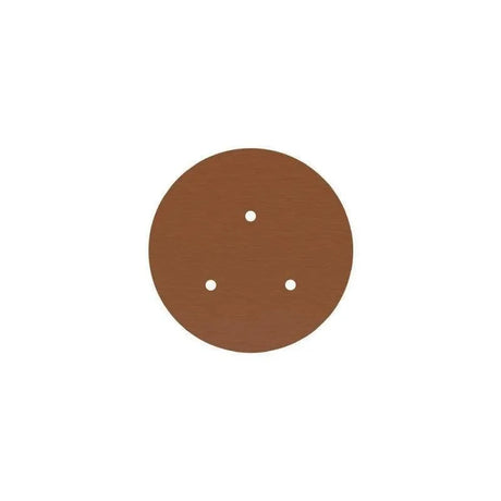 Ronde plafondkap minimalistisch 3 uitgangen - kleur koper 20cm - FOIR