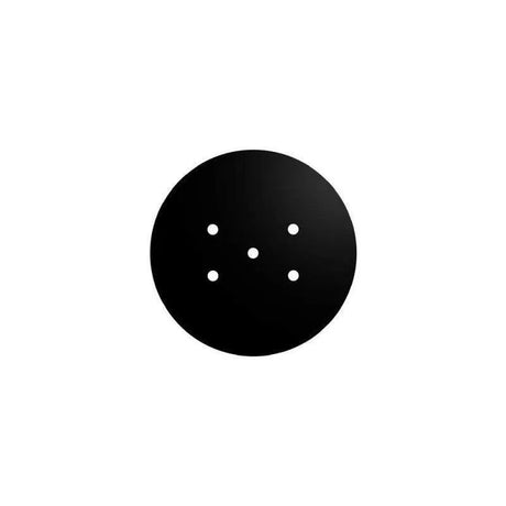 Plafondkap zwart rond metaal 5 snoeren 20 cm - FOIR