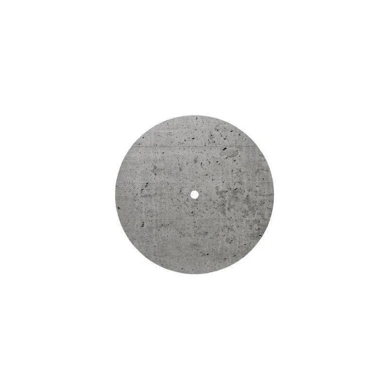 Ronde plafondkap betonkleur minimalistisch 1 uitgang 20cm - FOIR