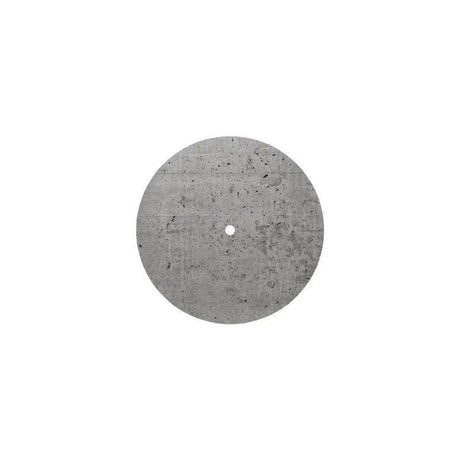 Ronde plafondkap betonkleur minimalistisch 1 uitgang 20cm - FOIR