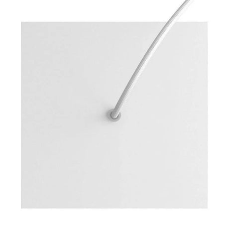 Plafondkap wit 1 uitgang design 20cm