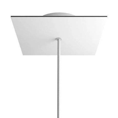 Plafondkap vierkant 1 uitgang design modern staal