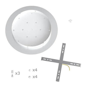 Grote plafondkap wit 3 uitgangen 40 cm - FOIR