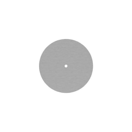 Ronde plafondkap roestvrij staal minimalistisch 200mm 1 uitgang - FOIR