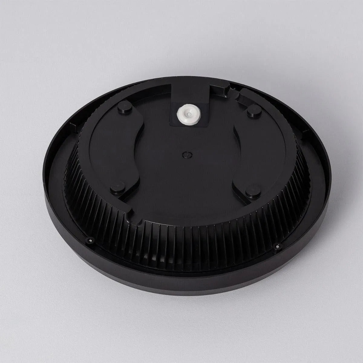 Ronde plafondlamp led lamp e27 fitting wit zwart