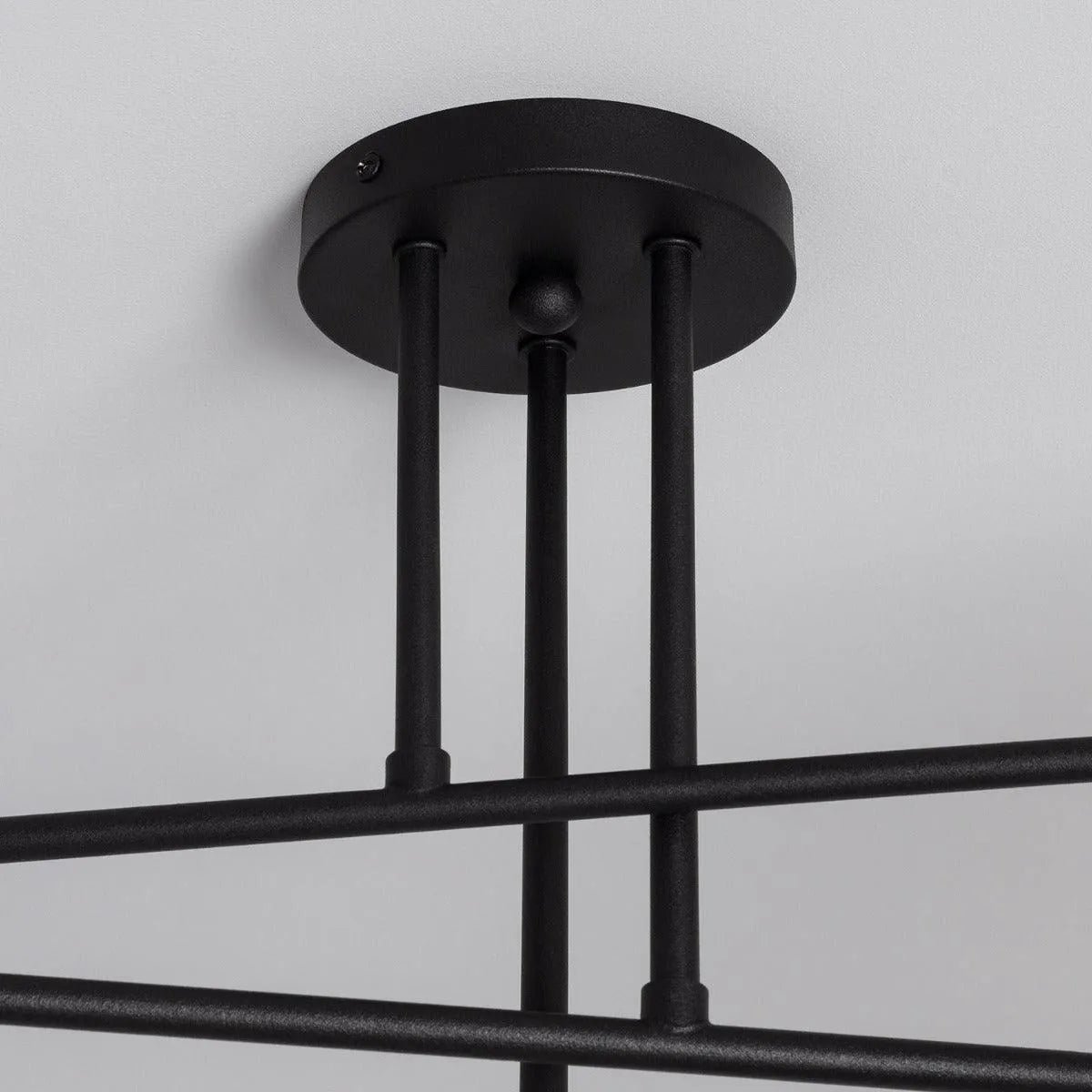 Plafondlamp zwart e27 fitting design plafondlamp