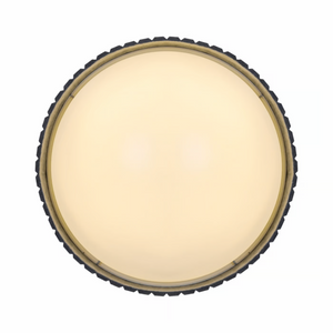 Plafondlamp rond Stof led lamp Corato 42cm