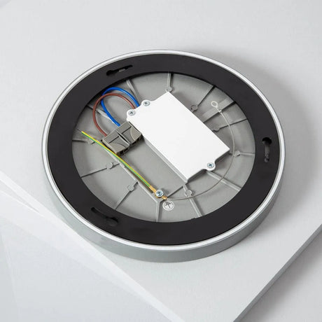 Plafondlamp rond badkamer of buiten LED & dimbaar 'Zora' -Grijs - FOIR