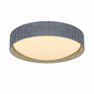 Plafondlamp rond Stof led lamp Corato 42cm