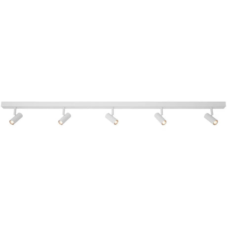 Witte plafondlamp met 5 LED spots nordlux omari wit 2112203001 5704924005374 2148763
 