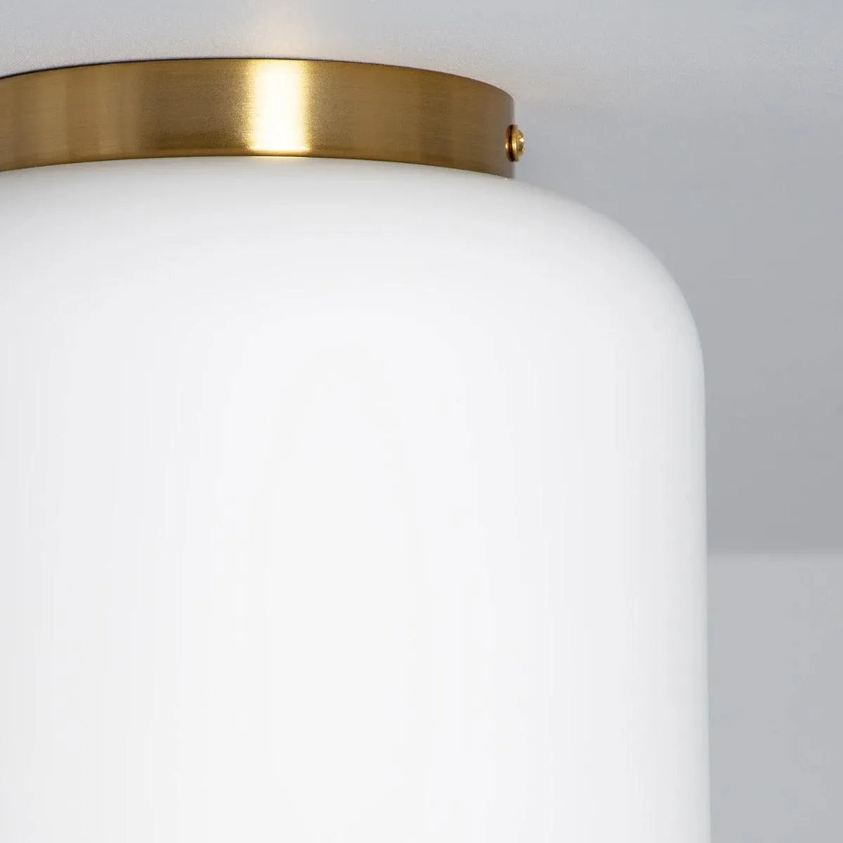 Plafondlamp zwart of wit & goud rond 'Koloman' E27 fitting design lamp 200mm - FOIR