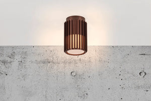 plafondlamp nordlux design e27 fitting donker messing aludra